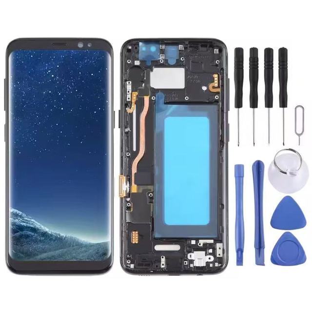 Hot Sale Original OLED Touch Screen Replacement Assembly With Frame for Sam S8/G955 Ecran LCD Display