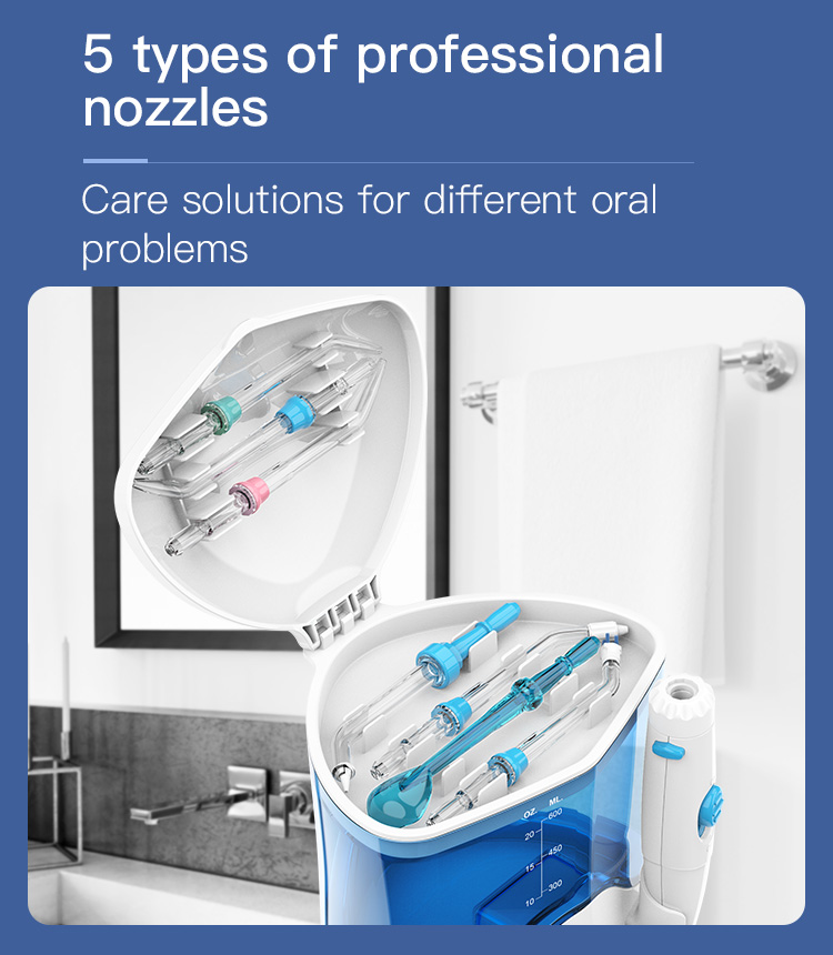 Nicefeel FC162 Electric Flosser Dental Oral Irrigator Teeth Cleaner 600ml for Teeth Whitening