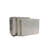 Panneau isolant en aluminium PIR, panneau de conduit de climatisation PIR, 10 20 25 mm, composite PID Alu. Feuille pour conduits de climatisation hospitaliers