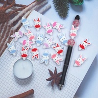 Accessoires de bijoux personnalisés DIY pour bébé 2025 avec perles focales en silicone Lapin de Pâques
