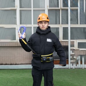 Arnés <span class=keywords><strong>de</strong></span> <span class=keywords><strong>Seguridad</strong></span> Industrial Camnal para Linieros, Sistema Anticaídas, Capacidad 1000KG, Longitud Ajustable, Cierre Rápido <span class=keywords><strong>de</strong></span> Una Sola Vía - Product Image 1