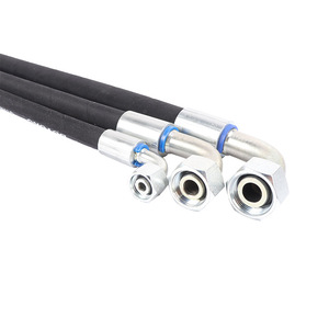 Tuyau hydraulique tressé en acier haute résistance à <span class=keywords><strong>4</strong></span> couches de fils, NBR, SAE100/DIN EN853, pour excavatrice industrielle - Product Image 4