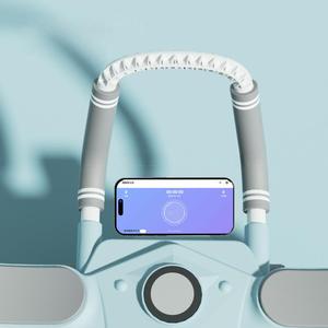 Rouleau abdominal silencieux à 4 roues avec support pour téléphone et genouillère, entraîneur de gainage pour entraînement à domicile - Product Image 6