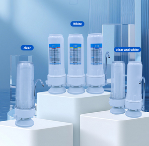 Filtre à <span class=keywords><strong>eau</strong></span> de bureau avec bouteille filtrante transparente, disponible en version simple, double ou triple étage, dispositif de purification de <span class=keywords><strong>l</strong></span>'<span class=keywords><strong>eau</strong></span> <span class=keywords><strong>du</strong></span> <span class=keywords><strong>robinet</strong></span> <span class=keywords><strong>pour</strong></span> la maison et la cuisine - Product Image 2