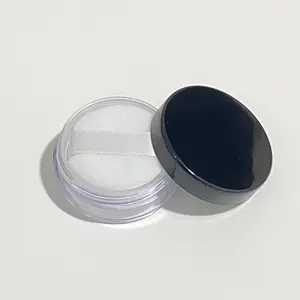 Empty Loose Powder Jar 5g 10g Powder Jar with Sifter Cosmetic Powder Container Jar with Puff