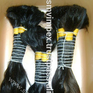 Temple-cortador de pelo natural indio sin procesar, cabello humano virgen 100% puro a granel - Product Image 3