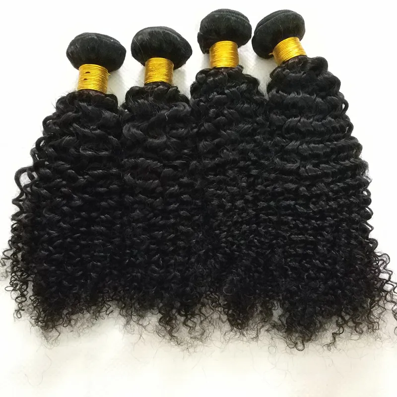 Wholesale 10A Brazilian Tight Afro Kinky Curly Bundles Unprocessed Virgin Hair Human Hair Weave