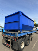 Déchets de construction à grande échelle Roll Off Dumpster Hook Lift Container Skip Bin