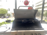 Kit de rôtissoire bbq avec moteur de broche bbq personnalisé
