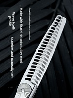 Ciseaux à effiler dentelés CNC Huo Dong LW-625X pour hommes, fabriqués en Chine continentale, réduisent le volume de 20%-30%, pour une finition naturelle et sans démarcation