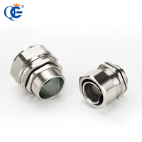 Connecteur de conduit Flexible du fabricant Joints de tuyau en métal Raccord de tuyau ondulé en zinc Presse-étoupe de câble électrique