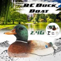 Flytce V201 Batterie Puissance Rc Animal Canard Bateau Réaliste Réaliste Colvert Chasse Leurre Haute Qualité Bonne Performance Étanche