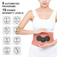 Stimulateur musculaire TENS professionnel, 8 modes, 19 intensités, masseur à impulsions électriques avec charge Type-C pour soulager la douleur