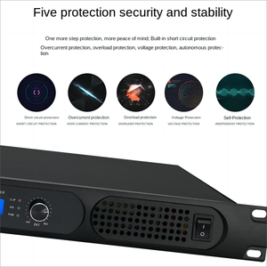 Ds8200 Chất Lượng Cao 4 Kênh 1U Âm Thanh Kỹ Thuật Số Khuếch Đại Công Suất Công Suất Cao Công Suất Tinh Khiết - Product Image 4