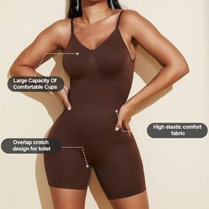 Body Sculptant Gainant Intégral sans Coutures Effet Ventre Plat pour Robe Décolletée dans le <span class=keywords><strong>Dos</strong></span>, Modèle Sablier Mi-Cuisse - Product Image 5