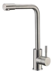 Rubinetto da cucina FRAP moderno monocomando, miscelatore acqua calda e fredda girevole a 360 gradi in acciaio inossidabile per uso cucina - Product Image 3