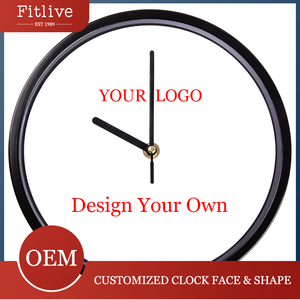 8 Inch Im Lặng Thiết Kế Đồng Hồ Thạch Anh <span class=keywords><strong>Analog</strong></span> Trang Trí Nội Thất Phòng Khách Phong Cách Cổ Mặt Duy Nhất Tùy Chỉnh Vòng Nhựa Đồng Hồ Treo Tường - Product Image 6
