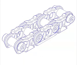 D 6K Spoorschakel Kettingspoor Groep 311-6644 235-2540 - Product Image 5