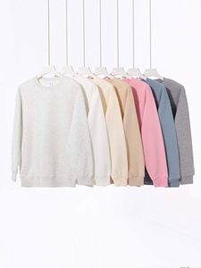 H5490 Wholesale Custom 300 Gsm Cotton Blends Men Blank <b>Drop</b> Shoulder Sweatshirts - Product Image 3