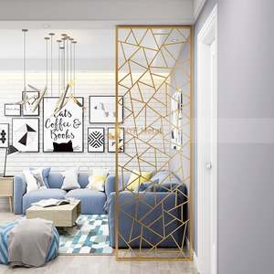 Divisor de Habitaciones ANN019 de Acero Inoxidable con Recubrimiento de Lujo, Dorado Cepillado, Multifuncional y Duradero para Penthouse Moderno o Sala VIP - Product Image 5