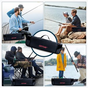 <span class=keywords><strong>Goture</strong></span> <span class=keywords><strong>Canne</strong></span> à pêche télescopique et moulinet Combo de voyage 2PCS Cannes à pêche avec sac de transport pour l'eau douce salée - Product Image 6
