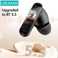 USAMS E02 2025 Earbud TWS ANC ENC Terbaru Sangat Nyaman Dipakai Headphone Bluetooth 5.3