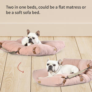 Manta ultrasónica para mascotas, sofá cama de lujo para perros, dos en uno - Product Image 4