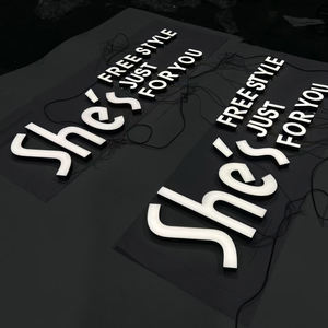 Sinais de publicidade personalizados 3d levou carta iluminada marca sinais para o negócio loja loja - Product Image 6