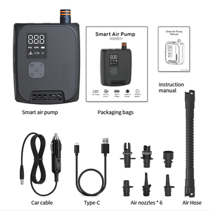 NEWO Vente flash Pompe à air électrique SUP à remplissage rapide 14,8v Pompe à air électrique SUP 20PSI <span class=keywords><strong>Compresseur</strong></span> d'air sans fil pour planche de SUP, pompe pour tente - Product Image 2