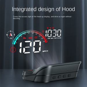 جهاز عرض رقمي ذكي عالمي M16 بشاشة OLED لعرض السرعة مع عرض درجة حرارة المياه عبر OBD للمركبات وملحقات السيارات مع نظام تحديد المواقع - Product Image 3