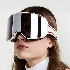 <span class=keywords><strong>2025</strong></span> phụ nữ Mens Snowboard thể thao Googles OEM biểu tượng tùy chỉnh OTG Frameless Retro chống sương mù tuyết Kính trượt tuyết Kính - Product Image 1