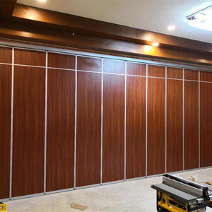 Aggloméré cloison de séparation en aluminium <span class=keywords><strong>panneau</strong></span> mural décoratif commercial cloison mobile - Product Image 3