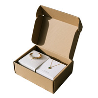 Boîte en carton ondulé personnalisée pliable pour l'emballage d'accessoires vestimentaires, épaissie, extra-résistante, avec logo imprimé