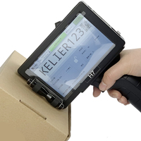 Impresora Portátil Kelier para Cajas, Bolsas, Botellas, Papel, Cuero, Aluminio, Codificación de Lotes, Números, Marcador de Inyección de Tinta para Codificación de Lotes de 25,4 mm