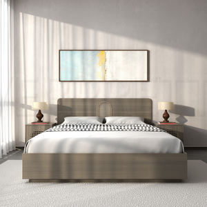 EVERPRETTY Commercial Furniture Hotel Extra großes Doppelbett aus Holz - Product Image 1