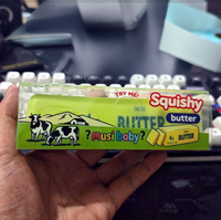 Jouet à presser en forme de bâton de beurre croustillant et réaliste, jouet sensoriel solide pour soulager le stress, cadeau pour enfants
