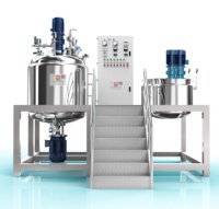 Mélangeur émulsifiant d'homogénéisation sous vide 500L pour la production par lots de machine à savon liquide mélangeant et homogénéisant