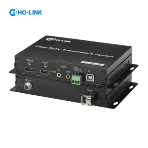 Transceptor Extensor Óptico USB, Transceptor de Audio y Vídeo HD, Fibra Óptica, Transferir con Teclado KVM, Ratón, Transmisión, 20km, 1 Par - Product Image 2