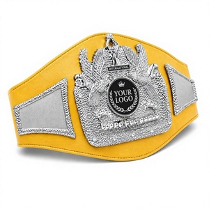 Cinturón de Campeonato de Judo, BJJ, MMA y Boxeo, al por Mayor, de Alta Calidad, Transpirable, Personalizado, Chapado, de Peso Pesado, con Correa de Cuero Genuino - Product Image 2