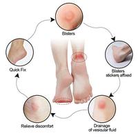 Pansements hydrocolloïdes avancés pour le soin des ampoules et des talons, best-seller, pour la prévention et le traitement, imperméables, forte adhérence, CE
