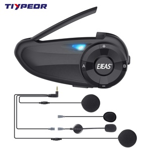 Intercomunicador para Motocicletas TIYPEOR <span class=keywords><strong>EJEAS</strong></span> <span class=keywords><strong>Q7</strong></span>, Radio FM Full Duplex, Impermeable, Bluetooth - Product Image 1