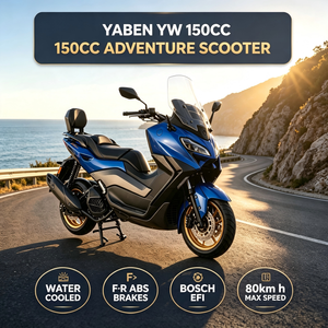 <span class=keywords><strong>Nueva</strong></span> Motocicleta de Aventura YABEN Modelo YW 150CC, Refrigerada por Agua, Frenos ABS Delanteros y Traseros, ECU BOSCH, Inyección Electrónica, Uso Todoterreno, Zhejiang - Product Image 1