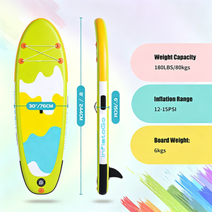 Planche à pagaie gonflable en PVC Drop Stitch la plus vendue pour enfants avec <span class=keywords><strong>pompe</strong></span> - Product Image 2