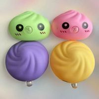 Jouets de décompression les plus populaires en forme de dessin animé, souffleurs de bulles, à presser, pour soulager le stress, cadeaux de fête, 5-7 ans, en PU