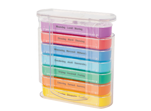 กล่องยา7วันกล่องเก็บยารายสัปดาห์กล่องยา7วันไปที่บ้าน - Product Image 4