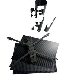 Paneles de Fibra de Carbono SHENYU de Fábrica, 500*600mm, Grosor de 2-10mm, Grosor Personalizado, Corte CNC para Estructura de Dron FPV - Product Image 1