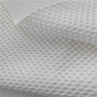 Tissu en maille Airtex à rayures extensibles double face 100% polyester pour robes et matelas matelassés larges, tissu de haute qualité