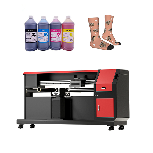 Stable Performance Automatic Digital Socks Printer Industrial 360 Seamless Machine for Cotton Polyester
