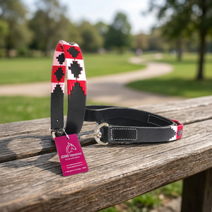 Elegant <b>Leather</b> Pet <b>Collar</b> with Durable Metal Frame, Adjustable Design for <b>Dogs</b>, Wholesale Manufacturer & Exporter - Product Image 3
