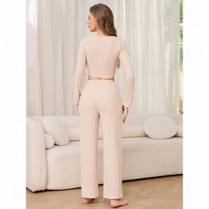 Wholesale Charming Sexy Luxury Pajamas Women'S Sleepwear Comfortable Breathable Warm Night Dresses <b>for</b> Woman <b>Pyjamas</b> Pijama - Product Image 3